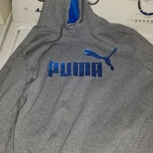 Grey puma hoodie